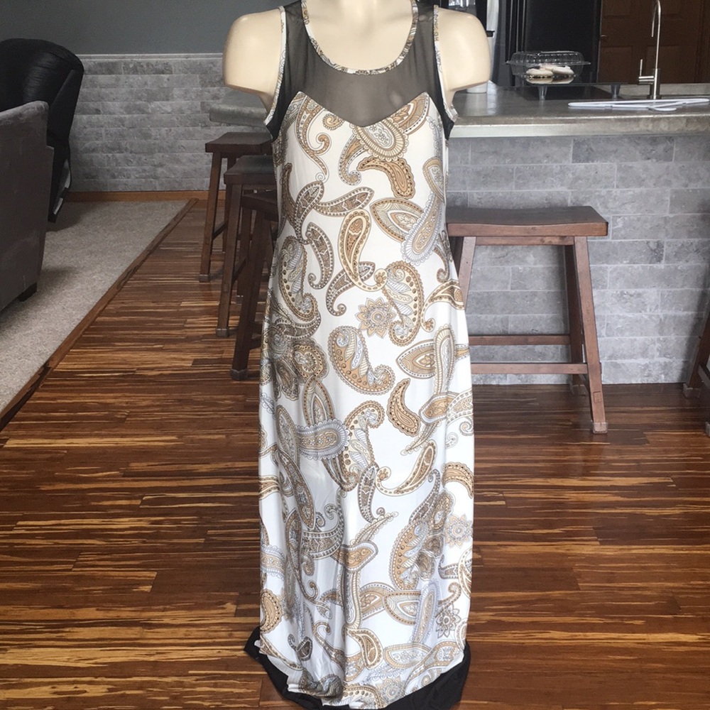 Milano Long Sleeveless Dress